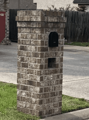 Stone, Brick or Block Mailboxes